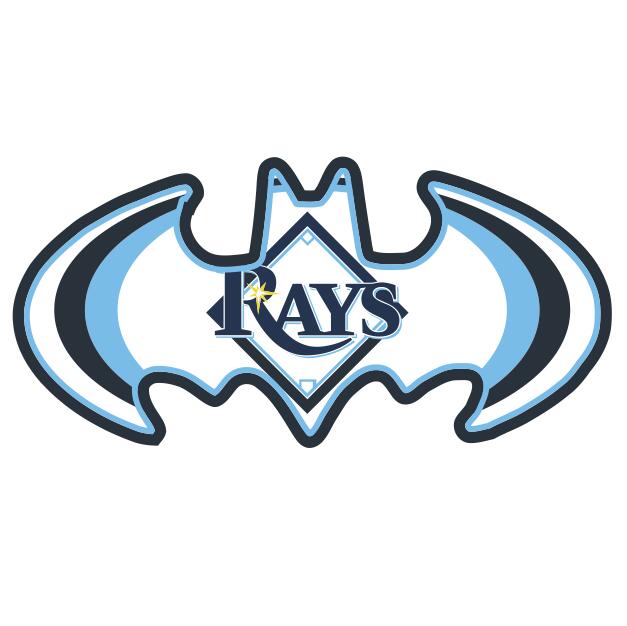 Tampa Bay Rays Batman Logo DIY iron on transfer (heat transfer)